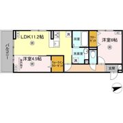 (仮称)D-ROOM西区上代1丁目の間取り画像