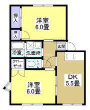 ソレイユ A（新所原）の間取り画像