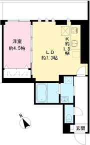 つむぎの杜 西荻みなみの間取り画像