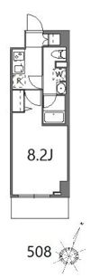 ティーステージジェイアール浜川崎の間取り画像