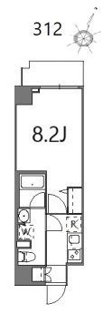 ティーステージジェイアール浜川崎の間取り画像