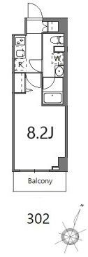 ティーステージジェイアール浜川崎の間取り画像