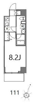 ティーステージジェイアール浜川崎の間取り画像