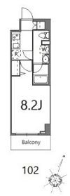 ティーステージジェイアール浜川崎の間取り画像