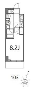ティーステージジェイアール浜川崎の間取り画像