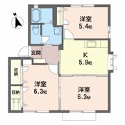 クラージュの間取り画像