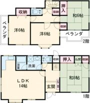 西浦戸建の間取り画像