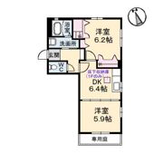 ベルヴュー長束 Ⅱ番館の間取り画像