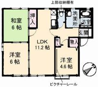 クレール B棟の間取り画像