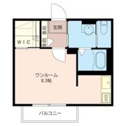 シャーメゾン ひかわの間取り画像