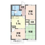 フラワーハイツ Cの間取り画像