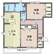 ラディーチェの間取り画像