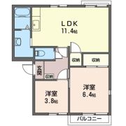 メゾンドネージュ 3号館の間取り画像