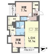 ルーチェKの間取り画像