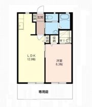 セレスコート Cの間取り画像
