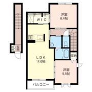 カーサⅥの間取り画像