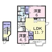 サンプレイス八木の間取り画像