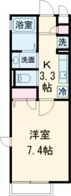 クロスコート町田の間取り画像