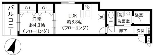 LAUREL坂下の間取り画像