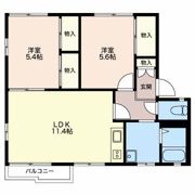 フローラル松本の間取り画像