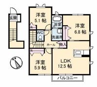 プリマヴィラ Aの間取り画像