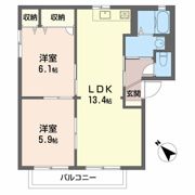 グランメールの間取り画像