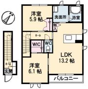 リブライス B棟?の間取り画像