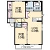 クレール A棟?の間取り画像