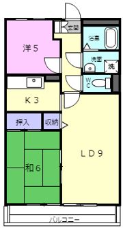 やまむらハイツの間取り画像