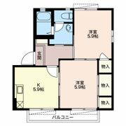 コモンシティ前島Eの間取り画像