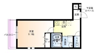 フジパレス高石千代田Ⅰ番館の間取り画像