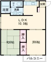 矢沢荘の間取り画像