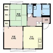 フレッシュタウン船木Aの間取り画像