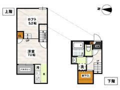 ADC高島駅南gleeの間取り画像