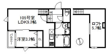 ポラリス鳥栖駅南の間取り画像