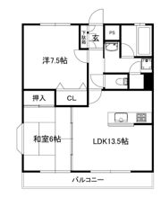 メゾンサンテラスBの間取り画像