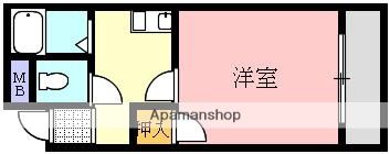 ハイツ福岡の間取り画像