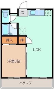 サンライフスズキPartⅡの間取り画像