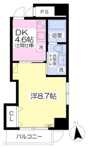 FELICE大手町の間取り画像