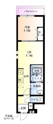 フジパレス西取石Ⅰ番館の間取り画像