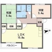 ザックス英賀保Bの間取り画像