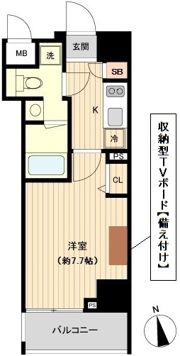 オーキッドレジデンス上野の間取り画像