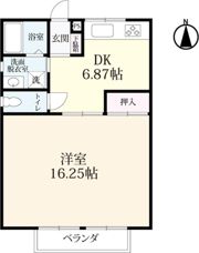ハイツエムの間取り画像