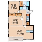 カスティージョA棟の間取り画像