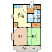 メルべーユ 三芳野の間取り画像