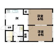 ハイツ栗崎の間取り画像