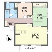 ヴィラ・クラシオンAの間取り画像