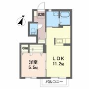 ベルメゾン桑野Aの間取り画像