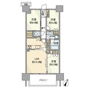 SHINTO CITY D棟の間取り画像