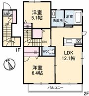 セシルローズAの間取り画像
